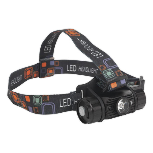 Sealey Rechargeable Head Torch 5W CREE XPG LED Auto Sensor HT108LED Sealey - UK Camping And Leisure