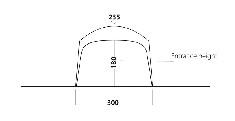 Outwell Summer Lounge Medium 3 x 3 Event Shelter Gazeebo with UPF 50+