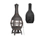 Dellonda Deluxe 360 Chiminea/Fire Pit/Outdoor Heater with Fire Poker Dellonda - UK Camping And Leisure