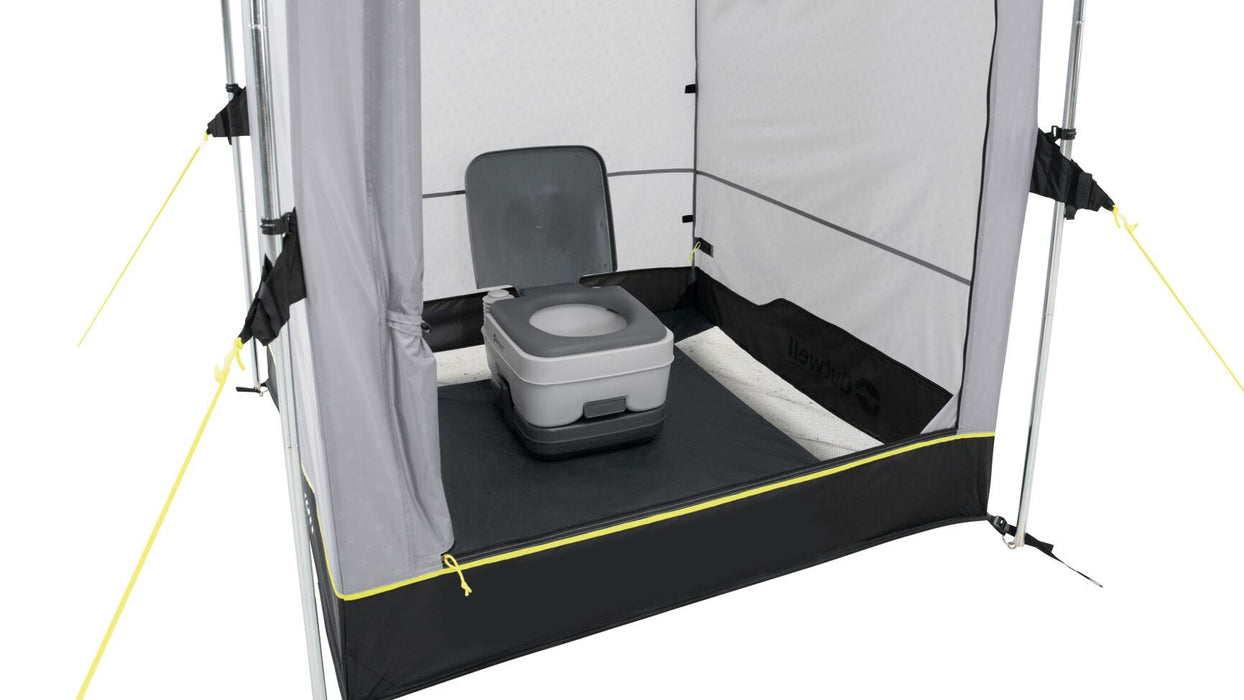 Outwell Seahaven Comfort Station Single Shelter Grey Toilet Outwell - UK Camping And Leisure