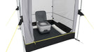 Outwell Seahaven Comfort Station Single Shelter Grey Toilet Outwell - UK Camping And Leisure