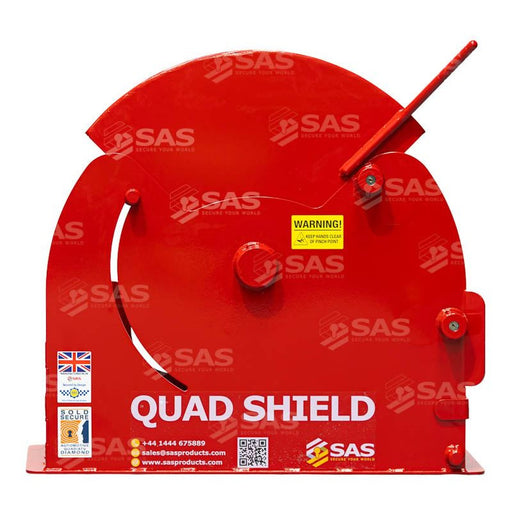 SAS Security Products SAS Quad Shield Wheelclamp Standard Size / Lock Keyed Alike - Main Product Image | UK Camping and Leisure