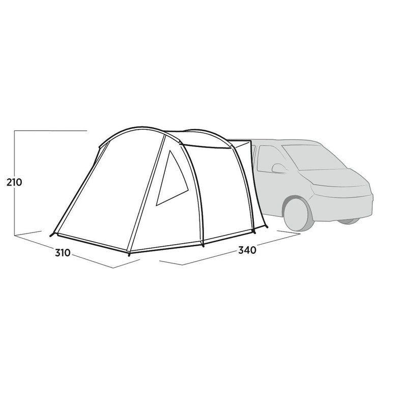 Easy Camp Eidfjord Driveaway Awning Campervan 180-205cm Low - View 12
