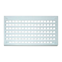 Air Vent 6 3/4 x 3 1/2 White Plastic for Caravan/Motorhome
