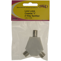 W4 2-Way Coax Splitter Low Loss 37586