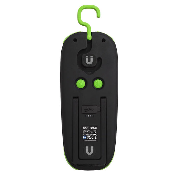 Sealey Rechargeable Torch Light Wireless Speaker 10W COB LED 500 Lumens Lamp Sealey - UK Camping And Leisure