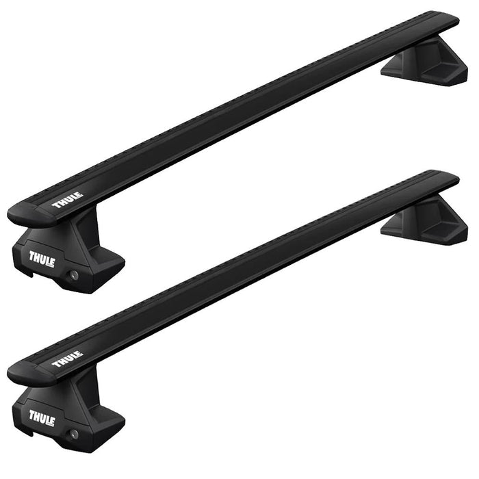 Thule WingBar Evo Roof Bars Black fits Lotus Eletre 2023- SUV 5-dr with Flush Rails Thule - UK Camping And Leisure