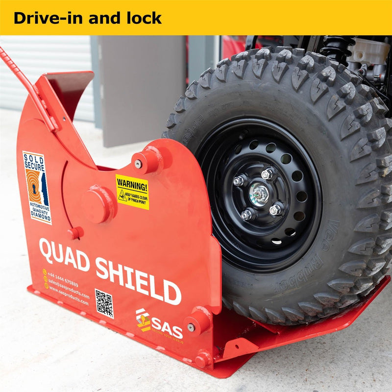 SAS Security Products SAS Quad Shield Wheelclamp Xl Size / Lock Keyed Alike - Image 3 of 8 | UK Camping and Leisure