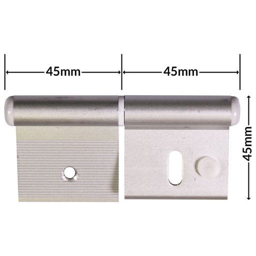Hinge Silver (C12) for Caravan/Motorhomes Nova - UK Camping And Leisure