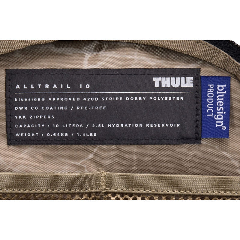 Thule AllTrail hydration pack 10L black Thule - UK Camping And Leisure