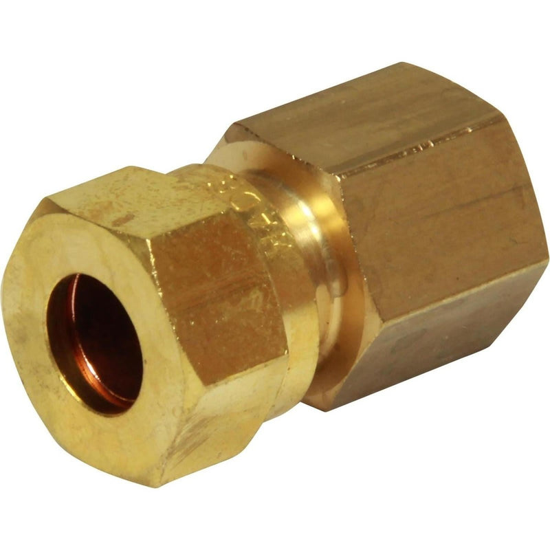 AG Brass Female Stud Coupling 10mm x 1/4" BSP AG - UK Camping And Leisure