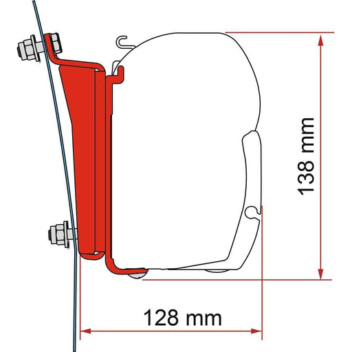 Fiamma F45 Kit Ford Transit H3 Bracket LHD Euro Van (98655Z146) Fiamma - UK Camping And Leisure