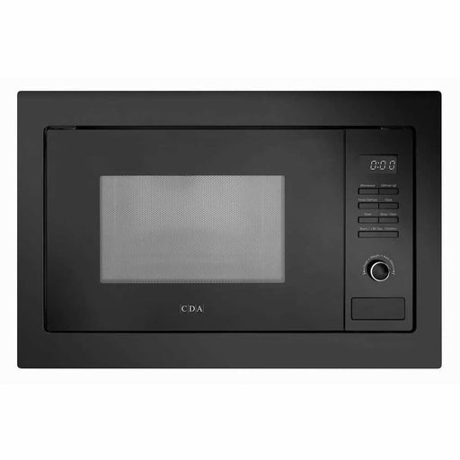 CDA Integrated Microwave Oven 25L 5 Power Levels Black CDA - UK Camping And Leisure