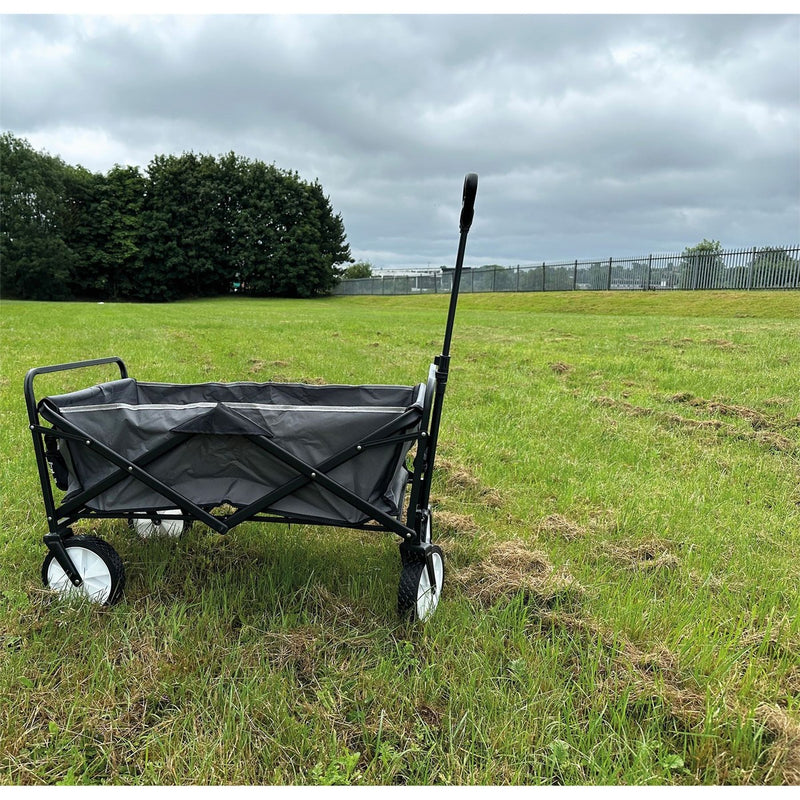 Quest Autograph Atlas Carry Cart Pull Along Trolley (Black Edition) Quest - UK Camping And Leisure