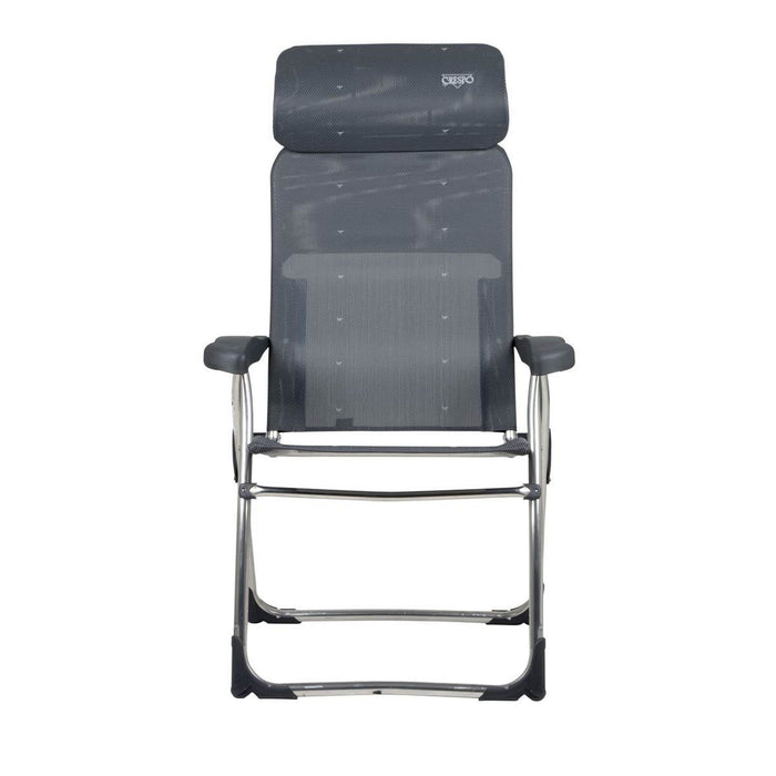 Crespo Chair AL/215 Compact Dark Grey Crespo - UK Camping And Leisure