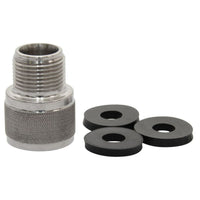 Din Adaptor 3/8" BSP Female Parallel x 9/16"-24 Male for Caravan Water Systems