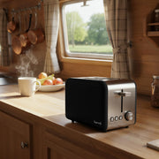 Leisurewize Caravan Camping Sleek Toaster - Black - View 3