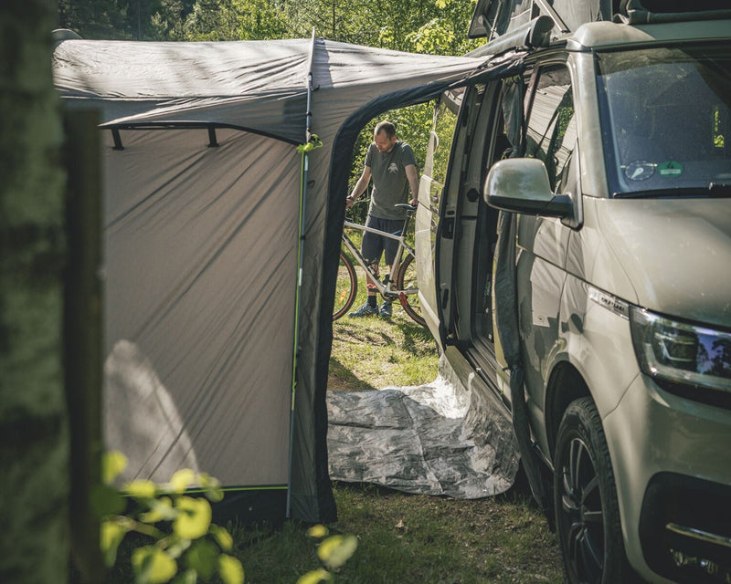 Outwell San Diego Driveaway Awning Grey | lightweight, compact pack, porch