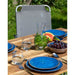 Bo-Camp Tableware Halo Melamine 12 Pieces Blue Bo-Camp - UK Camping And Leisure