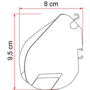 Fiamma F35 Pro Minivan Awning - Titanium Case Fiamma - UK Camping And Leisure