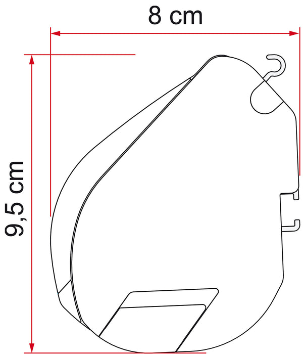 Fiamma F35 Pro Minivan Awning - Titanium Case Fiamma - UK Camping And Leisure