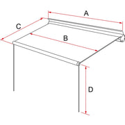 Fiamma F35 Pro Minivan Awning - Titanium Case Fiamma - UK Camping And Leisure