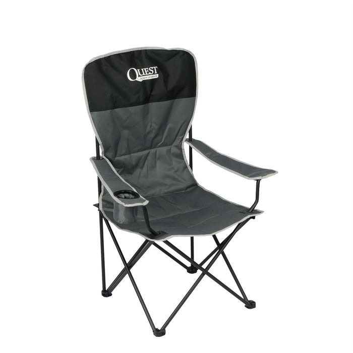 Quest Autograph Concert Folding Camping Chair (Black Edition) Quest - UK Camping And Leisure
