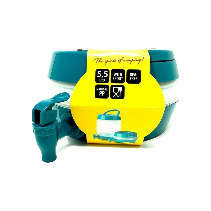 Reimo Collapsible Water Carrier with Tap 60111 Camp 4 - UK Camping And Leisure