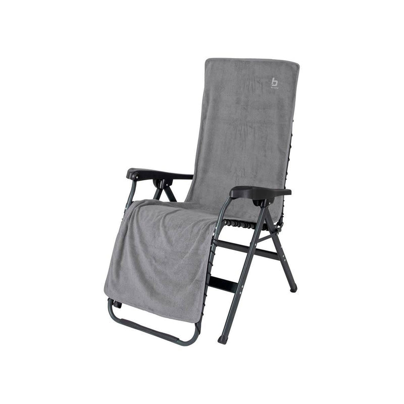Bo-Camp Chair Cover L Universal Terry Cloth Grey Bo-Camp - UK Camping And Leisure