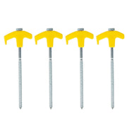 Leisurewize 20Pc Screw in Threaded HD Ground Pegs Set 7.4x185mm Leisurewize - UK Camping And Leisure