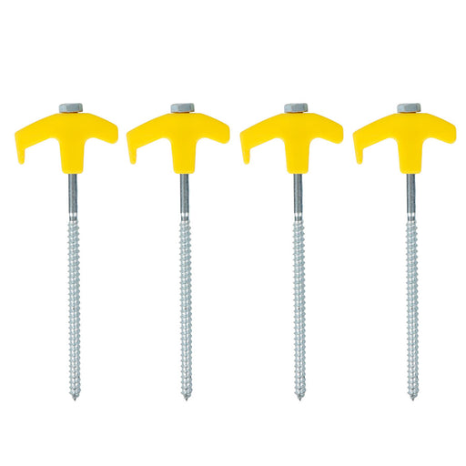 Leisurewize 20Pc Screw in Threaded HD Ground Pegs Set 7.4x185mm Leisurewize - UK Camping And Leisure