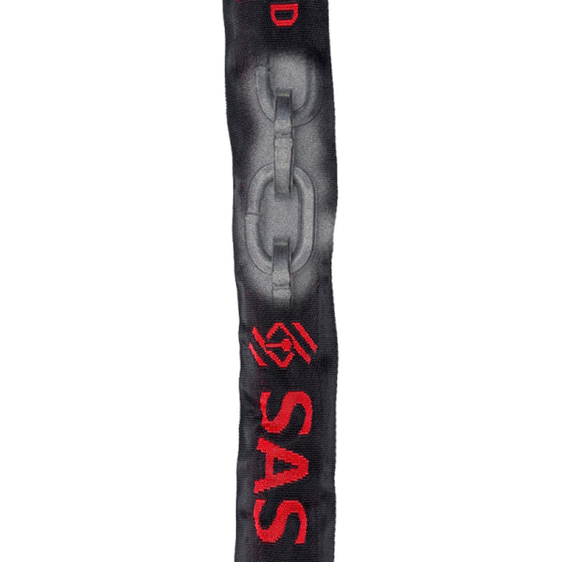 SAS Heavy Duty 1500x10mm D Shackle Chain with Woven Sleeve SAS - UK Camping And Leisure