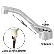Florenz Chrome Cold Water Tap Elegant Chrome Cold Water Tap for Motorhomes/Ca Florenz - UK Camping And Leisure