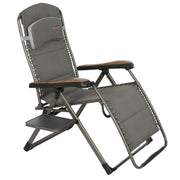 Quest Naples Pro Relax XL Camping Caravan Chair with Side Table Quest - UK Camping And Leisure