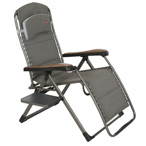 Quest Naples Pro Relax XL Camping Caravan Chair with Side Table Quest - UK Camping And Leisure