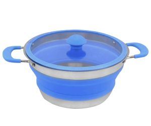 Via Mondo Collapsible Cooking Pan 1.8L 1165182 UK Camping And Leisure - UK Camping And Leisure