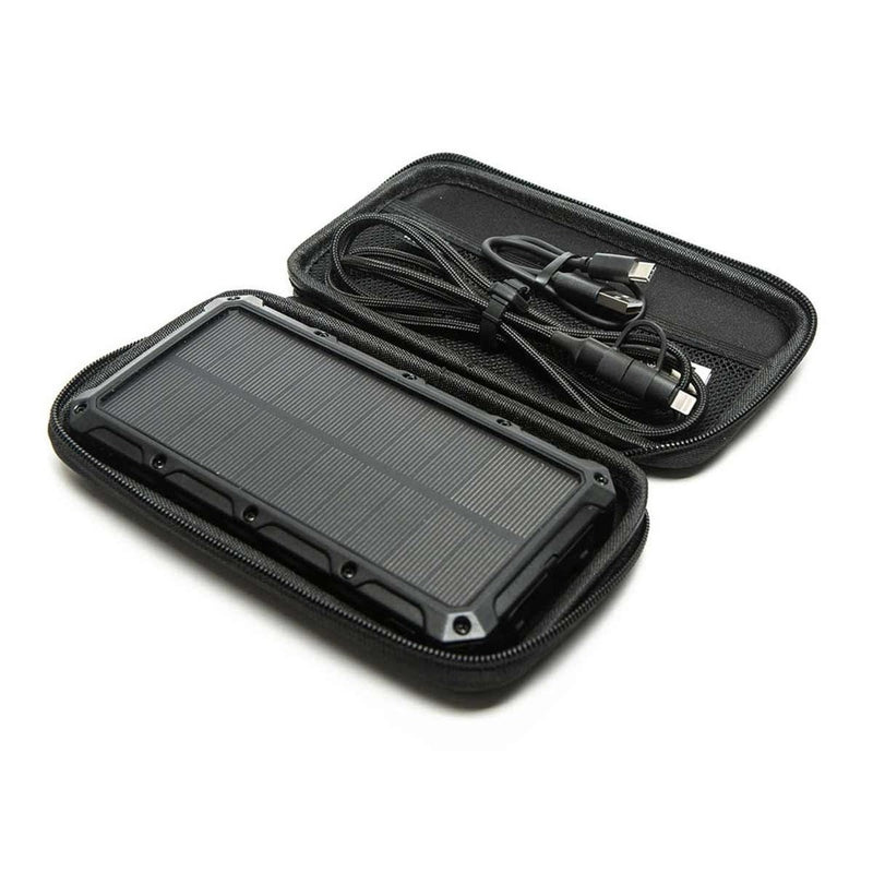 Wolf Outdoors SPB-16 Solar Power Bank with Case and 3in1 Lead Wolf Outdoors - UK Camping And Leisure