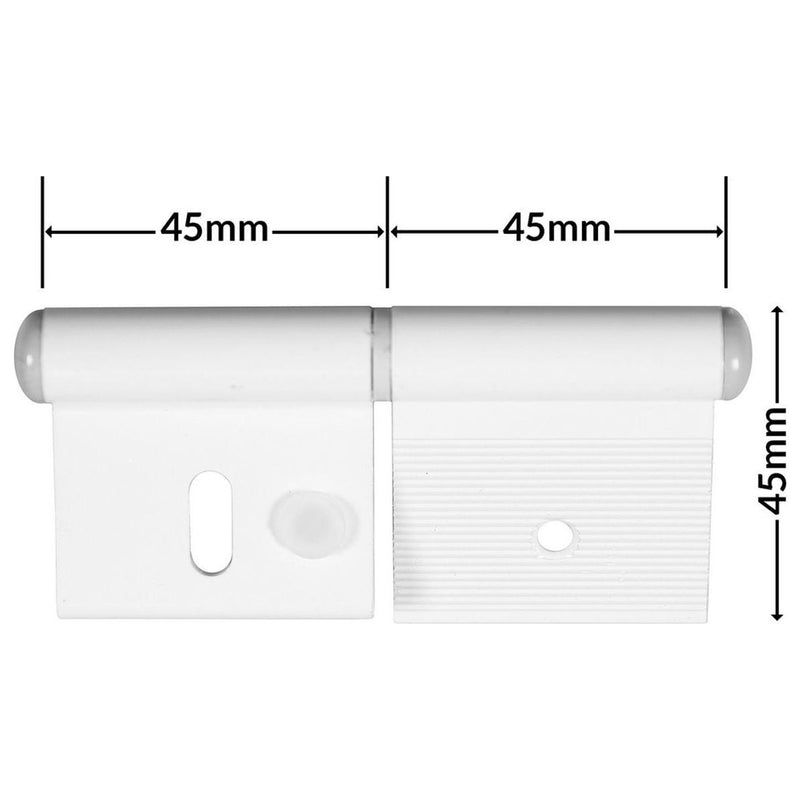 Hinge White (C10) for Caravan/Motorhomes Nova - UK Camping And Leisure
