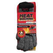 Mens grey marl thermal insulated gloves 2142 UK Camping And Leisure - UK Camping And Leisure
