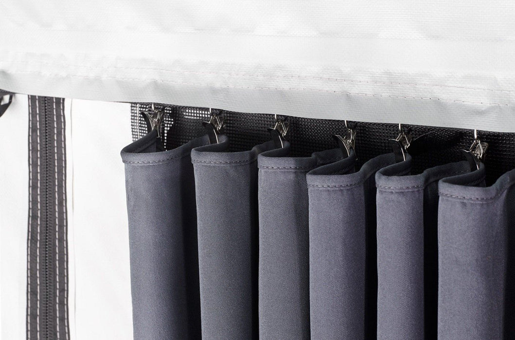 Thule Curtains Set Grey for Thule Panorama 3.00-4.50m / Residence G3 3.00-4.00m