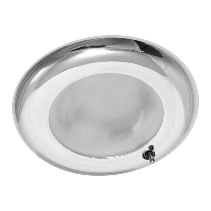 AAA LED Chrome Downlight with Switch 8 28V AAA - UK Camping And Leisure
