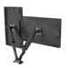 Dellonda Adjustbale Double Monitor Arm with 360 Rotation - Black DH25 Dellonda - UK Camping And Leisure