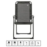 Travellife Como Chair Compact Grey 2129800 Travellife - UK Camping And Leisure