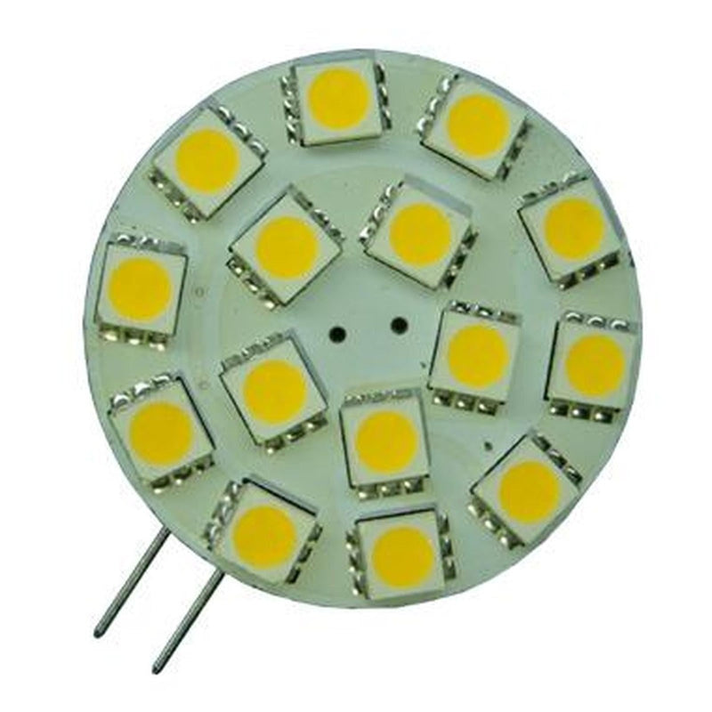 15 LED G4 Side Pin Bulb Cool White Aten Lighting - UK Camping And Leisure