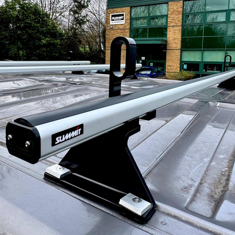 Summit Commercial 2 x Aluminium Fixed Point Roof Bars Rack 1.25m SULC-006 Summit - UK Camping And Leisure