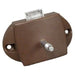 Push Button Lock Brown Dual Side Opening 812944 UK Camping And Leisure - UK Camping And Leisure