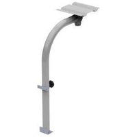 Corner 1 Table Leg Curved Steel With Rail Supports 2021104541