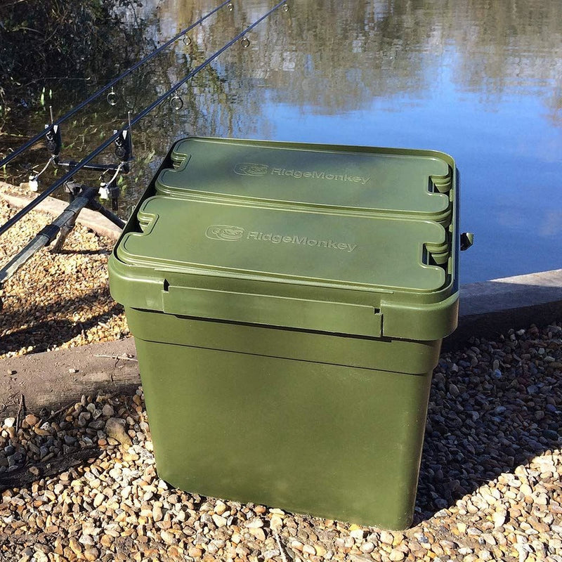 RidgeMonkey Modular Bait Bucket XL 30l RM034 RidgeMonkey - UK Camping And Leisure