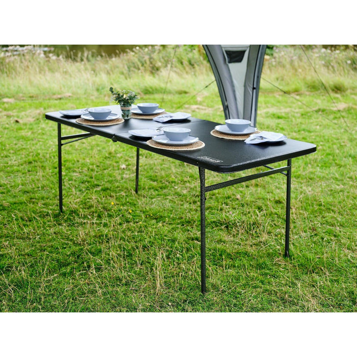 Coleman 6FT Fold In Half Table Camping Table Coleman - UK Camping And Leisure