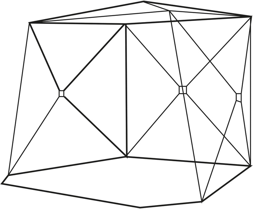 Quest Screen House 4 Mini pop up Gazebo Grey Quest Leisure - UK Camping And Leisure